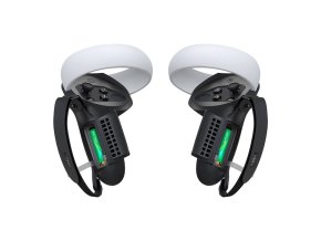 Controller Grip with Battery Door Kiwi Design Q1 PRO-2.2 for Meta Quest 2 Black