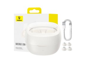 Bezdrátová sluchátka Baseus Bowie WM02 TWS, Bluetooth 5.3 (bílá) OS