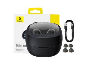 Bezdrátová sluchátka Baseus Bowie WM02 TWS, Bluetooth 5.0 (černá) OS