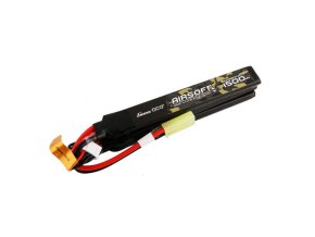 Gens ace 25C 1500mAh 3S1P 11.1V Nunchuck 3X Airsoft Gun Lipo Battery with mini Tamiya Plug