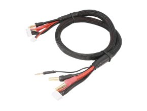 Gens Ace 2S/4S Charge Cable: 4mm & 5mm Bullet With 4.0mm Bullet Connector