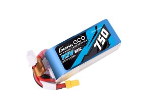 Gens Ace 750mAH 11.1V 60C 3S1P Lipo battery with XT30 connector