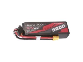 Gens ace G-Tech 5000mAh 11.1V 60C 3S1P Short-Size Lipo With XT60 Plug