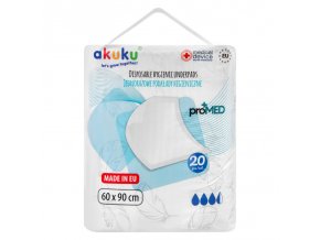 AKUKU A0144 jednorázové hygienické podložky 60x90 cm proMED 20 ks