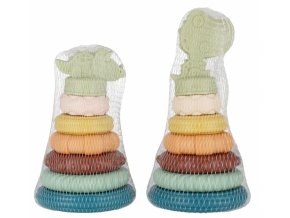 BAM BAM 482393 Pyramidka Eduk pastel siatka