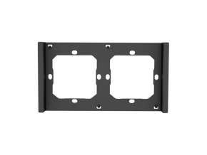 Frame for switch M5 80 double 2-fold SONOFF M5-2C-80-F (graphite/black)