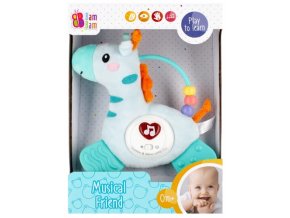 BAM BAM 499206 Měkká hudební žirafa