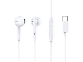 Mcdodo HP-7500 wired headphones, USB-C (white)