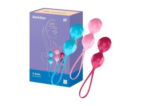 Venušiny kuličky Geisha Satisfyer V Balls (sada 3 kusů)