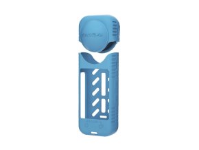 Silicone protective case + lens cover Sunnylife for Insta360 X4 (blue)