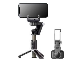 Gimbal/tripod APEXEL Q18 with light (black)