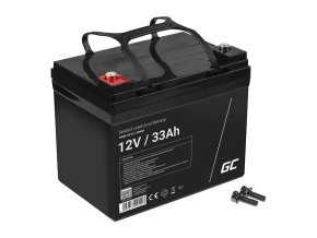 Bezúdržbová baterie AGM VRLA Green Cell AGM21 12V 33Ah (pro sekačky na trávu, skútry, čluny, invalidní vozíky)