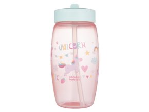 CANPOL 56/618 Bidon ze składanym ustnikiem 400 ml Jednorożce