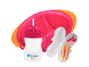 B.BOX BB00392 Zestaw do karmienia BLW Strawberry Shake