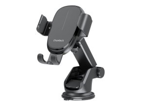 Gravity car holder with charger Choetech T203-F, 15W (black)
