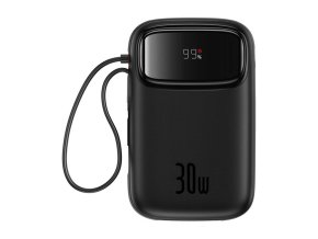 Powerbank Baseus QPow 2 10000mAh 30W 2xUSB-C (black)