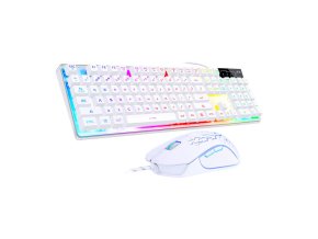 MageGee K1 wired keyboard + mouse set (white)