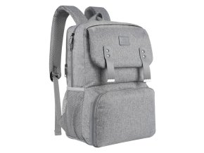 Batoh na notebook / taška na oběd 15,6'' Matein 1161 USB Grey