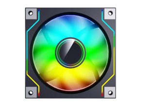 Počítačový ventilátor Darkflash DM20 (černý)