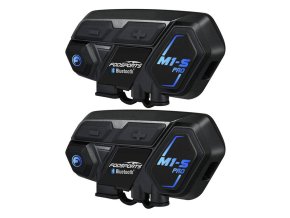 Interkom pro motocykly Fodsports M1-S Pro ve dvou baleních (černý)