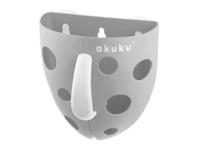 AKUKU A0346 Kontejner na hračky do vany šedý