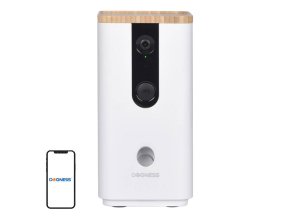 Smart snack feeder with camera T03 Dogness (White)