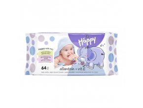 BELLA Baby Happy vlhčené ubrousky s vit.E a alantoinem 64 ks