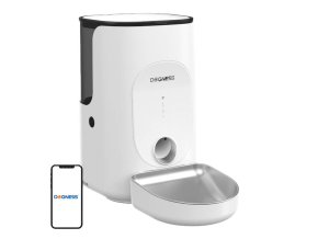 Dogness F16 WiFi 5G 4L smart food dispenser with stainless steel container (white)