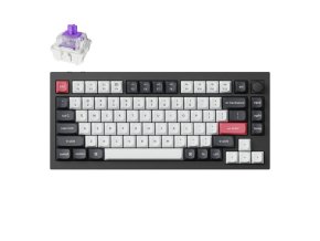 Bezdrátová klávesnice Keychron Q1 HE QMK s RGB knoflíkem a magnetickým spínačem Nebula Switch (černá)