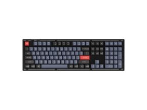 Mechanická klávesnice Keychron V6 QMK/VIA RGB Knob Brown Switch (černá)