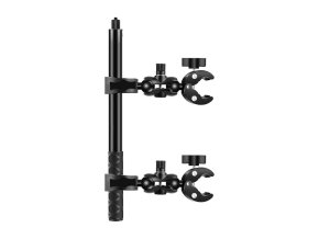 Motorcycle/bicycle mount PULUZ with two clamps and selfie stick 150 cm