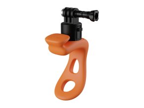 Telesin multifunctional silicone mount for sports cameras (orange)