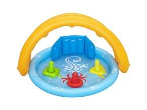 BESTWAY 52568 Nafukovací bazén se stříškou, opěradlem a třídičem 1,15mx 89x76