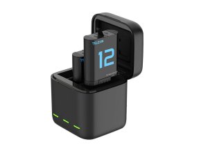 TELESIN dual battery charger for GoPro Hero 12/11/10/9