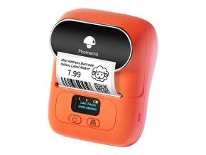 Přenosná tiskárna štítků Phomemo M110 (oranžová)