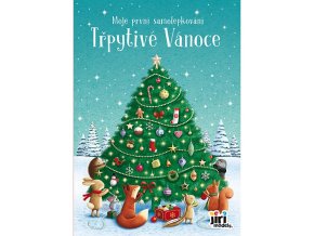 Moje první samolepkování Třpytivé Vánoce