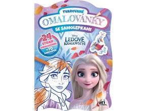Tvarované omalovánky Ledové království