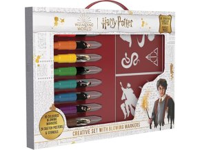 Kreativní set s foukacími fixy Harry Potter