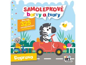 Samolepkové barvy a tvary pro nejmenší Doprava