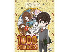 1000 samolepek v sešitu Harry Potter