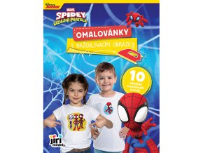 Omalovánky s nažehlovacími obrázky Spidey