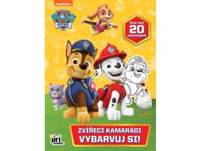 Vybarvuj si! Tlapková patrola Kamarádi zvířátka