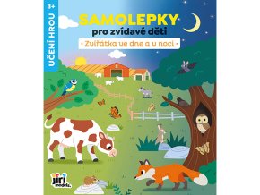 Samolepky pro zvídavé děti Zvířata ve dne a v noci