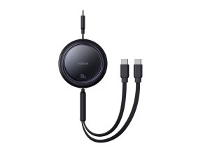 Kabel USB-C 2W1 Baseus Bright Mirror, C+C / 100W / 1m (černý)