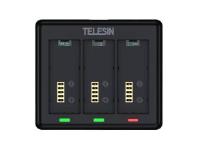 Nabíječka pro 3 baterie pro GoPro HERO 13 Telesin (S0-BCG-12-TGP)