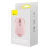 Bezdrátová myš Baseus F01B Tri-mode 2.4G BT5.0 1600 DPI (růžová)