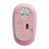 Bezdrátová myš Baseus F01B Tri-mode 2.4G BT5.0 1600 DPI (růžová)