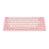 Baseus K01A Bezdrátová třírežimová klávesnice Baby Pink