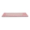 Baseus K01A Bezdrátová třírežimová klávesnice Baby Pink