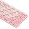 Baseus K01A Bezdrátová třírežimová klávesnice Baby Pink
